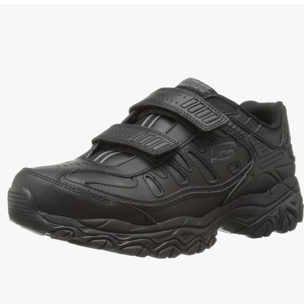 NEW Men's Skechers After Burn M Fit Final Cut Athletic Velcro Black Sz 12 X-Wide